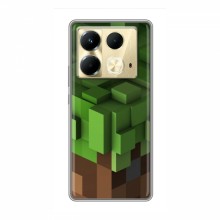 Чехол Майнкрафт для Инфиникс Ноут 40 (AlphaPrint) Minecraft Текстура Minecraft - купить на Floy.com.ua