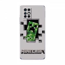 Чехол Майнкрафт для Инфиникс Ноут 8 (AlphaPrint) Minecraft Персонаж Майнкрафт - купить на Floy.com.ua