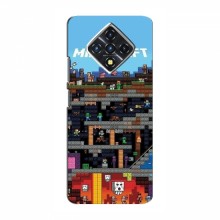 Чехол Майнкрафт для Инфиникс Зеро 8 (AlphaPrint) Minecraft