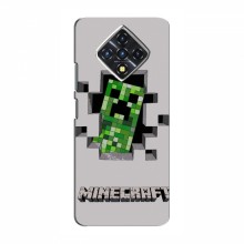 Чехол Майнкрафт для Инфиникс Зеро 8 (AlphaPrint) Minecraft Персонаж Майнкрафт - купить на Floy.com.ua