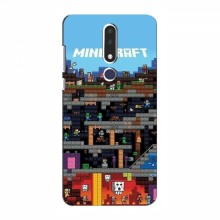 Чехол Майнкрафт для Nokia 3.1 Plus (AlphaPrint) Minecraft - купить на Floy.com.ua