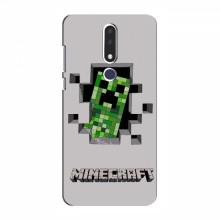 Чехол Майнкрафт для Nokia 3.1 Plus (AlphaPrint) Minecraft Персонаж Майнкрафт - купить на Floy.com.ua