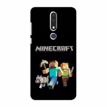 Чехол Майнкрафт для Nokia 3.1 Plus (AlphaPrint) Minecraft Герои Майнкрафт - купить на Floy.com.ua