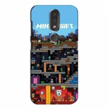 Чехол Майнкрафт для Нокиа 4.2 (AlphaPrint) Minecraft - купить на Floy.com.ua