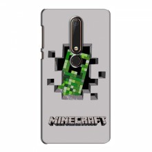 Чехол Майнкрафт для Нокиа 6 (2018) (AlphaPrint) Minecraft Персонаж Майнкрафт - купить на Floy.com.ua