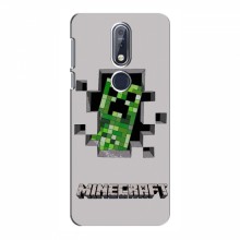 Чехол Майнкрафт для Нокиа 7 2018, 7.1 (AlphaPrint) Minecraft Персонаж Майнкрафт - купить на Floy.com.ua