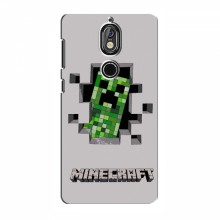 Чехол Майнкрафт для Нокиа 7 (AlphaPrint) Minecraft Персонаж Майнкрафт - купить на Floy.com.ua