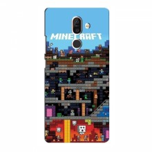 Чехол Майнкрафт для Нокиа 7 Плюс (AlphaPrint) Minecraft - купить на Floy.com.ua