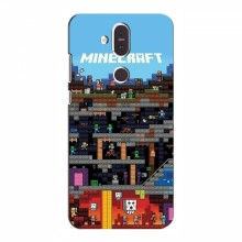 Чехол Майнкрафт для Нокиа 8.1 (AlphaPrint) Minecraft - купить на Floy.com.ua