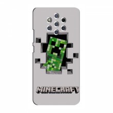 Чехол Майнкрафт для Нокиа 9 Пур Вайв (AlphaPrint) Minecraft Персонаж Майнкрафт - купить на Floy.com.ua