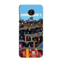 Чехол Майнкрафт для Нокиа С30 (AlphaPrint) Minecraft - купить на Floy.com.ua