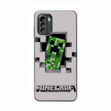 Чехол Майнкрафт для Нокиа G60 (AlphaPrint) Minecraft Персонаж Майнкрафт - купить на Floy.com.ua