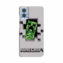 Чехол Майнкрафт для Мото Е22 (AlphaPrint) Minecraft Персонаж Майнкрафт - купить на Floy.com.ua