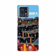 Чехол Майнкрафт для Мото Ейдж 40 Про (AlphaPrint) Minecraft - купить на Floy.com.ua