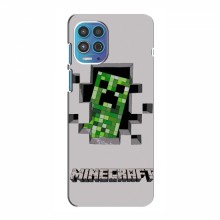 Чехол Майнкрафт для Мото G100 (AlphaPrint) Minecraft Персонаж Майнкрафт - купить на Floy.com.ua