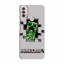 Чехол Майнкрафт для Мото Е40 (AlphaPrint) Minecraft