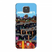 Чехол Майнкрафт для Мото Е7 Плюс (AlphaPrint) Minecraft - купить на Floy.com.ua