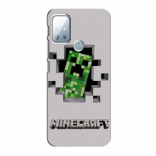 Чехол Майнкрафт для Motorola Moto G10 (AlphaPrint) Minecraft Персонаж Майнкрафт - купить на Floy.com.ua