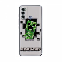 Чехол Майнкрафт для Мото G60 (AlphaPrint) Minecraft Персонаж Майнкрафт - купить на Floy.com.ua