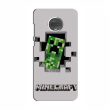 Чехол Майнкрафт для Мото G7 (AlphaPrint) Minecraft Персонаж Майнкрафт - купить на Floy.com.ua