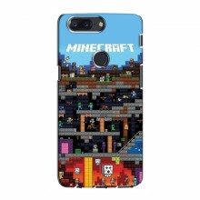Чехол Майнкрафт для ВанПлас 5Т (AlphaPrint) Minecraft - купить на Floy.com.ua