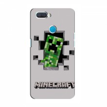 Чехол Майнкрафт для Оппо А12 (AlphaPrint) Minecraft Персонаж Майнкрафт - купить на Floy.com.ua