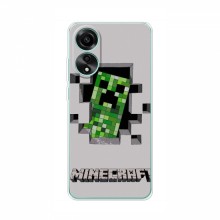 Чехол Майнкрафт для Оппо А18 (AlphaPrint) Minecraft Персонаж Майнкрафт - купить на Floy.com.ua