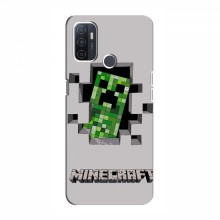 Чехол Майнкрафт для Оппо А32 (AlphaPrint) Minecraft Персонаж Майнкрафт - купить на Floy.com.ua