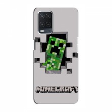 Чехол Майнкрафт для Оппо А54 (AlphaPrint) Minecraft Персонаж Майнкрафт - купить на Floy.com.ua