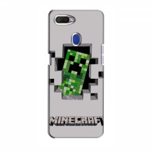 Чехол Майнкрафт для Оппо А5с (AlphaPrint) Minecraft Персонаж Майнкрафт - купить на Floy.com.ua