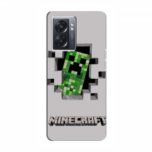Чехол Майнкрафт для Оппо А77 (AlphaPrint) Minecraft