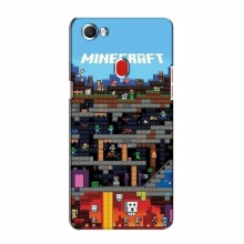 Чехол Майнкрафт для Оппо Ф7 (AlphaPrint) Minecraft - купить на Floy.com.ua