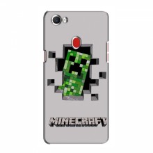 Чехол Майнкрафт для Оппо Ф7 (AlphaPrint) Minecraft Персонаж Майнкрафт - купить на Floy.com.ua