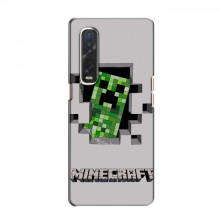 Чехол Майнкрафт для Оппо Финд х2 (AlphaPrint) Minecraft Персонаж Майнкрафт - купить на Floy.com.ua