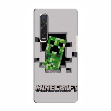 Чехол Майнкрафт для Оппо Финд х3 Про (AlphaPrint) Minecraft Персонаж Майнкрафт - купить на Floy.com.ua