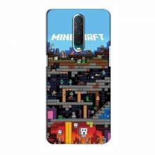 Чехол Майнкрафт для Оппо Рено р17 Про (AlphaPrint) Minecraft - купить на Floy.com.ua
