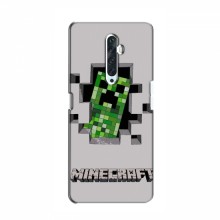 Чехол Майнкрафт для Оппо Рено 2з (AlphaPrint) Minecraft Персонаж Майнкрафт - купить на Floy.com.ua