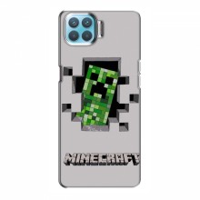 Чехол Майнкрафт для Оппо Рено 4 Лайт (AlphaPrint) Minecraft Персонаж Майнкрафт - купить на Floy.com.ua