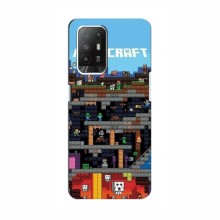Чехол Майнкрафт для Оппо Рено 5з (AlphaPrint) Minecraft - купить на Floy.com.ua
