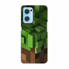 Чехол Майнкрафт для Оппо Рено 7 4G (AlphaPrint) Minecraft Текстура Minecraft - купить на Floy.com.ua