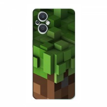 Чехол Майнкрафт для Оппо Рено 7 Лайт (AlphaPrint) Minecraft Текстура Minecraft - купить на Floy.com.ua