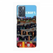 Чехол Майнкрафт для Оппо Рено 6 (4G) (AlphaPrint) Minecraft - купить на Floy.com.ua