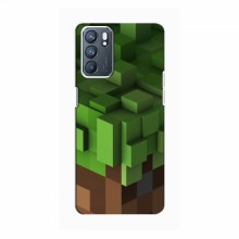 Чехол Майнкрафт для Оппо Рено 6 (4G) (AlphaPrint) Minecraft Текстура Minecraft - купить на Floy.com.ua