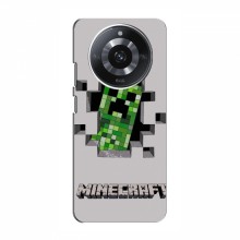 Чехол Майнкрафт для Реалми 11 (AlphaPrint) Minecraft Персонаж Майнкрафт - купить на Floy.com.ua