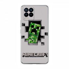 Чехол Майнкрафт для Реалми 8 (AlphaPrint) Minecraft Персонаж Майнкрафт - купить на Floy.com.ua