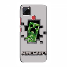 Чехол Майнкрафт для Реалми С12 (AlphaPrint) Minecraft Персонаж Майнкрафт - купить на Floy.com.ua
