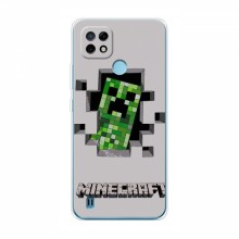 Чехол Майнкрафт для Реалми С21 (AlphaPrint) Minecraft Персонаж Майнкрафт - купить на Floy.com.ua
