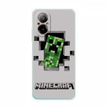 Чехол Майнкрафт для Реалми С67 (AlphaPrint) Minecraft Персонаж Майнкрафт - купить на Floy.com.ua