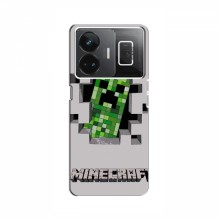 Чехол Майнкрафт для RealMe GT Neo 5 (AlphaPrint) Minecraft Персонаж Майнкрафт - купить на Floy.com.ua
