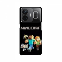 Чехол Майнкрафт для RealMe GT Neo 5 (AlphaPrint) Minecraft Герои Майнкрафт - купить на Floy.com.ua